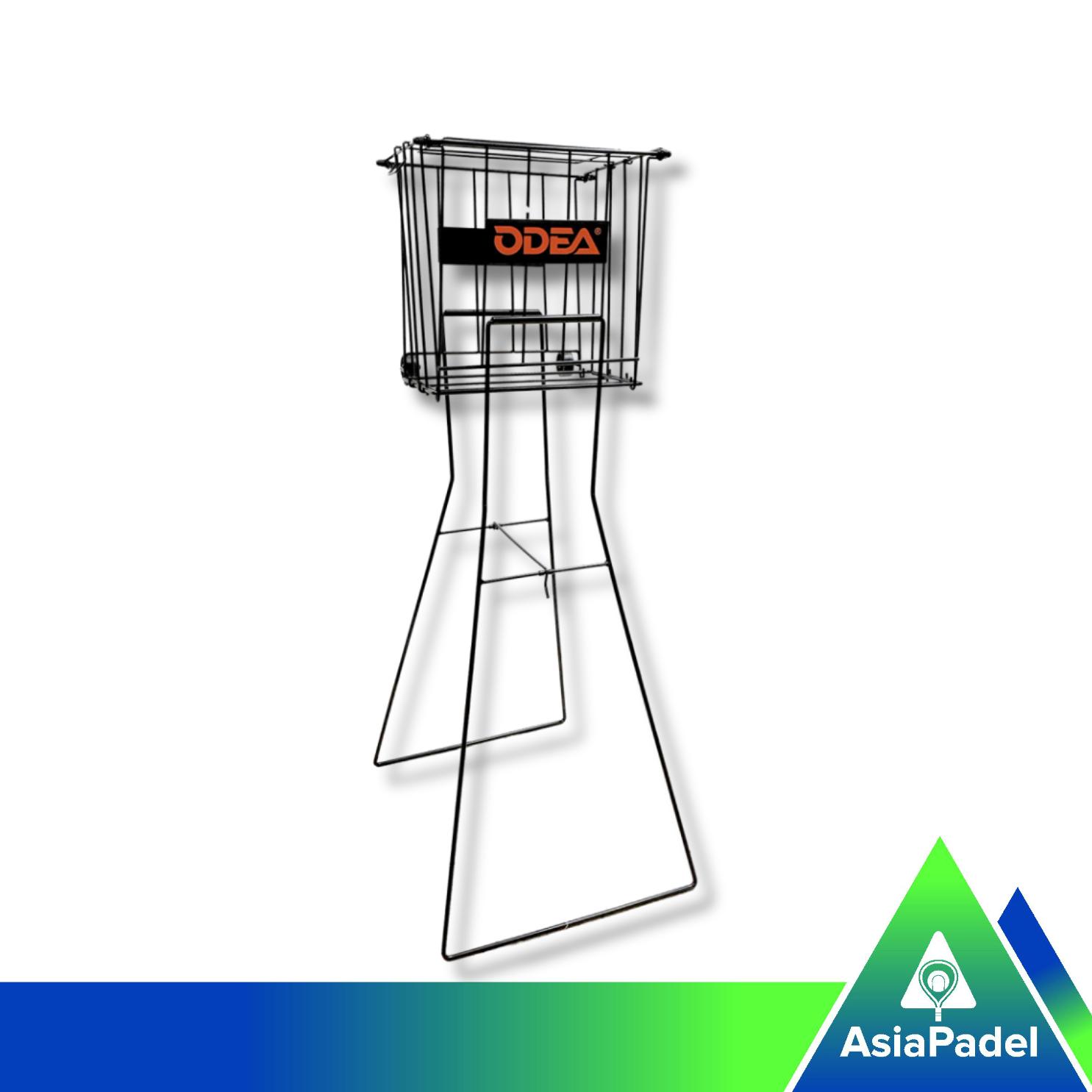 Cart Padel Ball Odea Metal TBC-01 Black | Keranjang Troli Bola Padel Lipat Metal