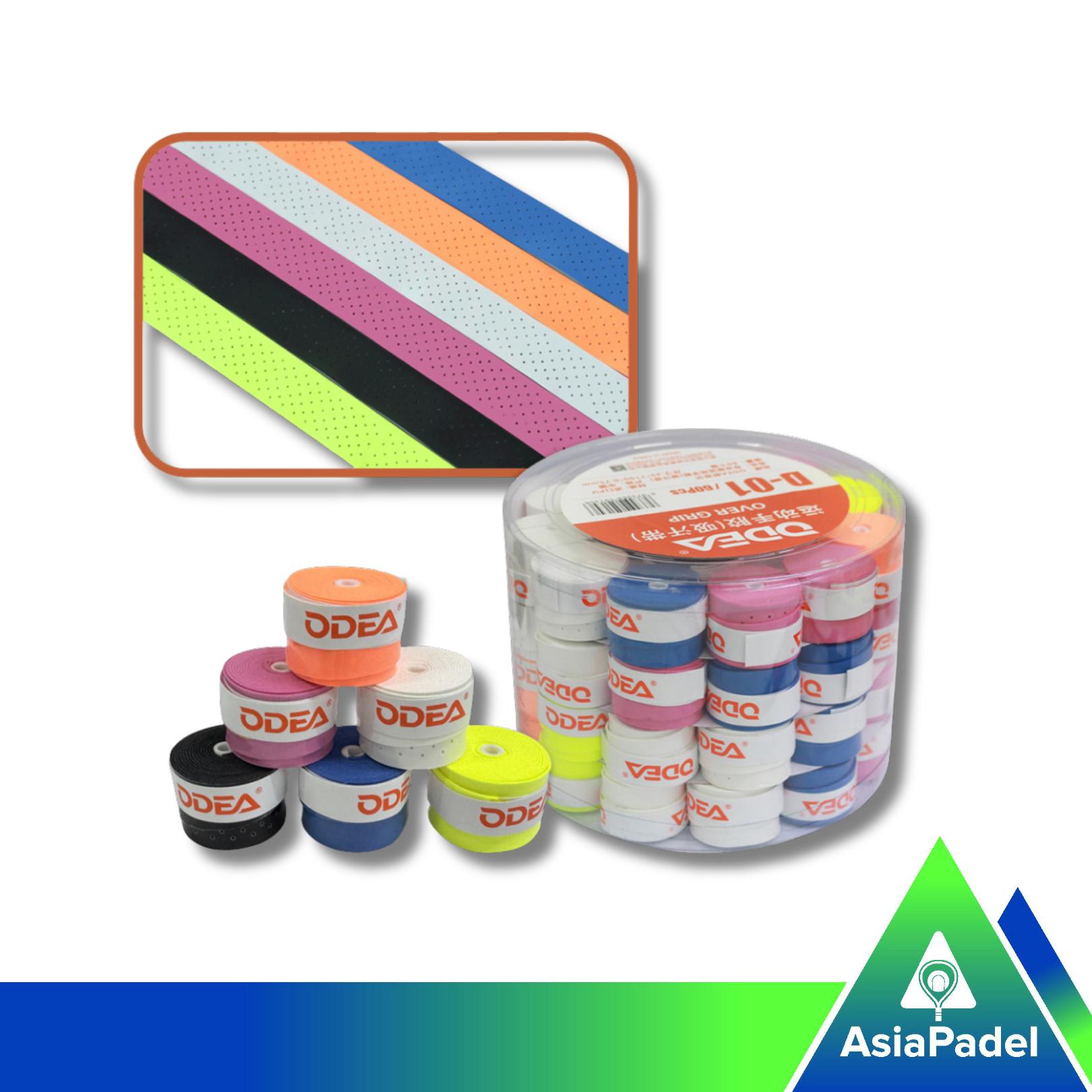 Grip Racket Padelball ODEA Rubber D-01 (60Pcs) Perforated | Overgrip Raket Padel Tenis Tekstur Berlubang