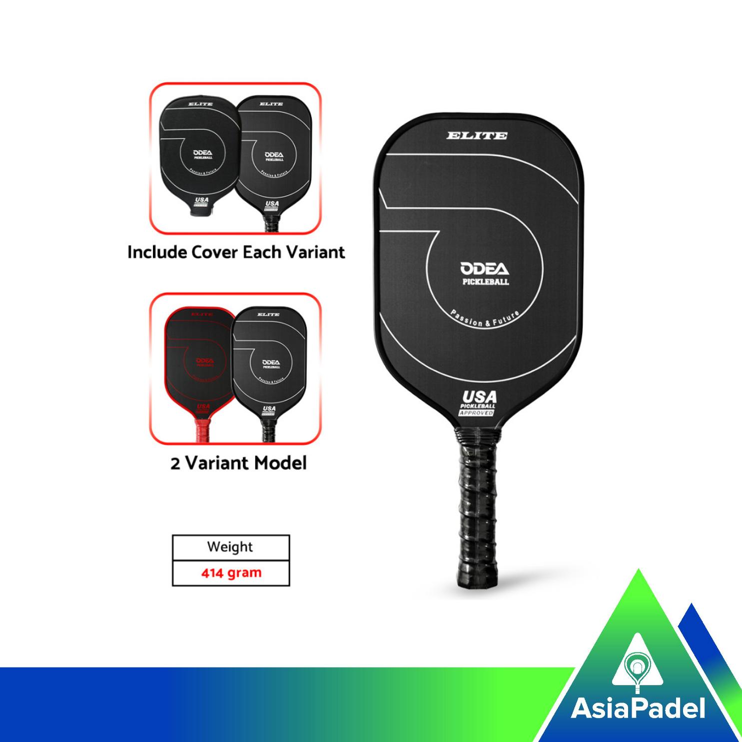 Racket Pickleball Odea Elite + Bag | Raket Tenis Pickleball | Raket Pickleball Odea Elite + Tas