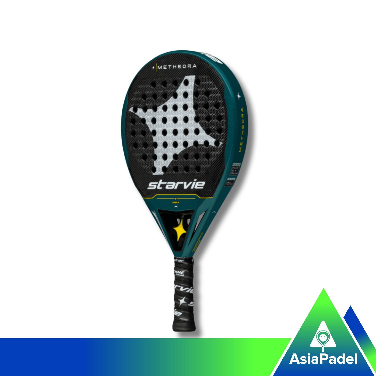 Racket Padel Starvie Metheora V40 Carbon 3K | Raket Padel Serat Karbon Round Shape