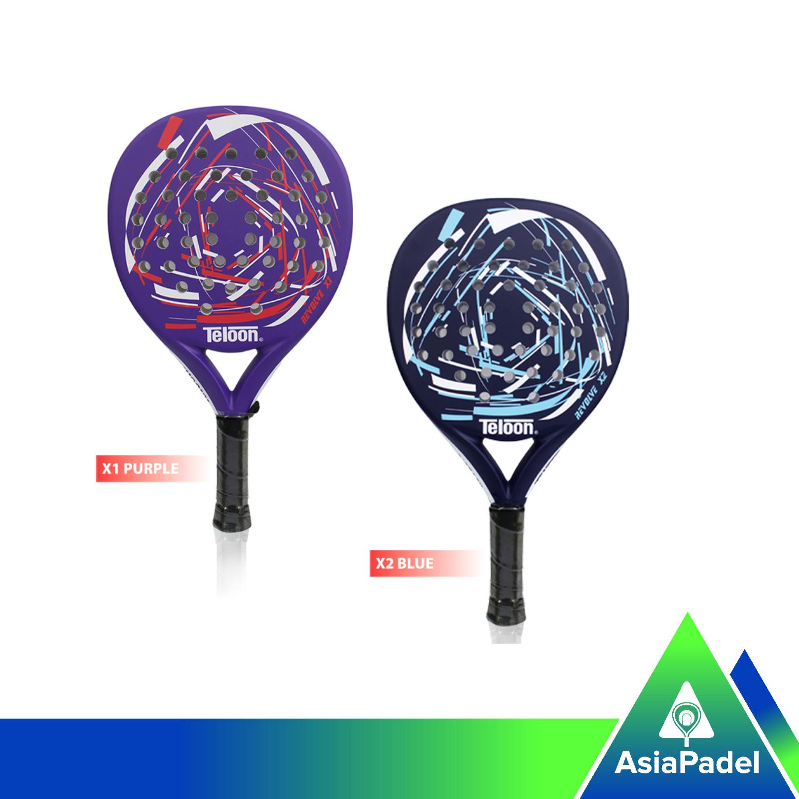 Racket Padel Teloon Revolve Carbon + Bag | Raket Bola Padel Teloon