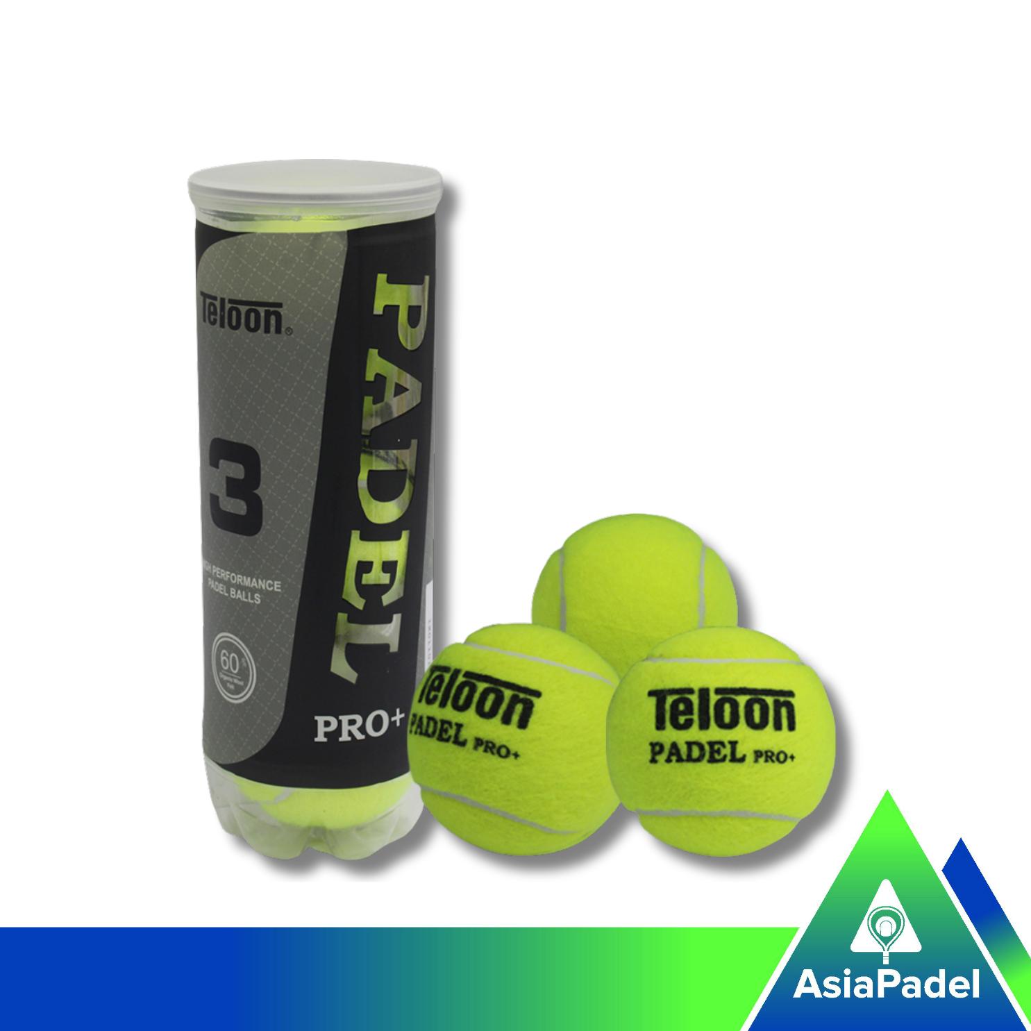 Padelball Ball Teloon (3PC) Pro | Bola Padel Pro Black