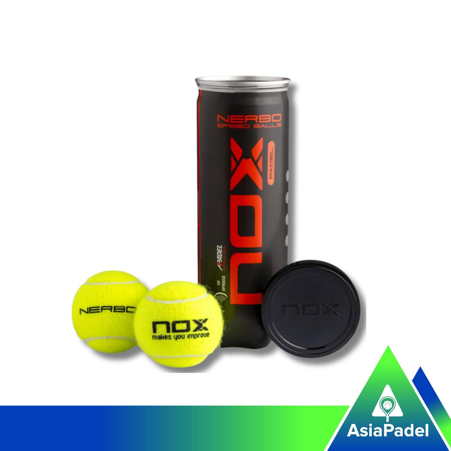 Padel ball Nox Nerbo (3PC) | Bola Padel Nox Performa Tinggi & Tahan Lama