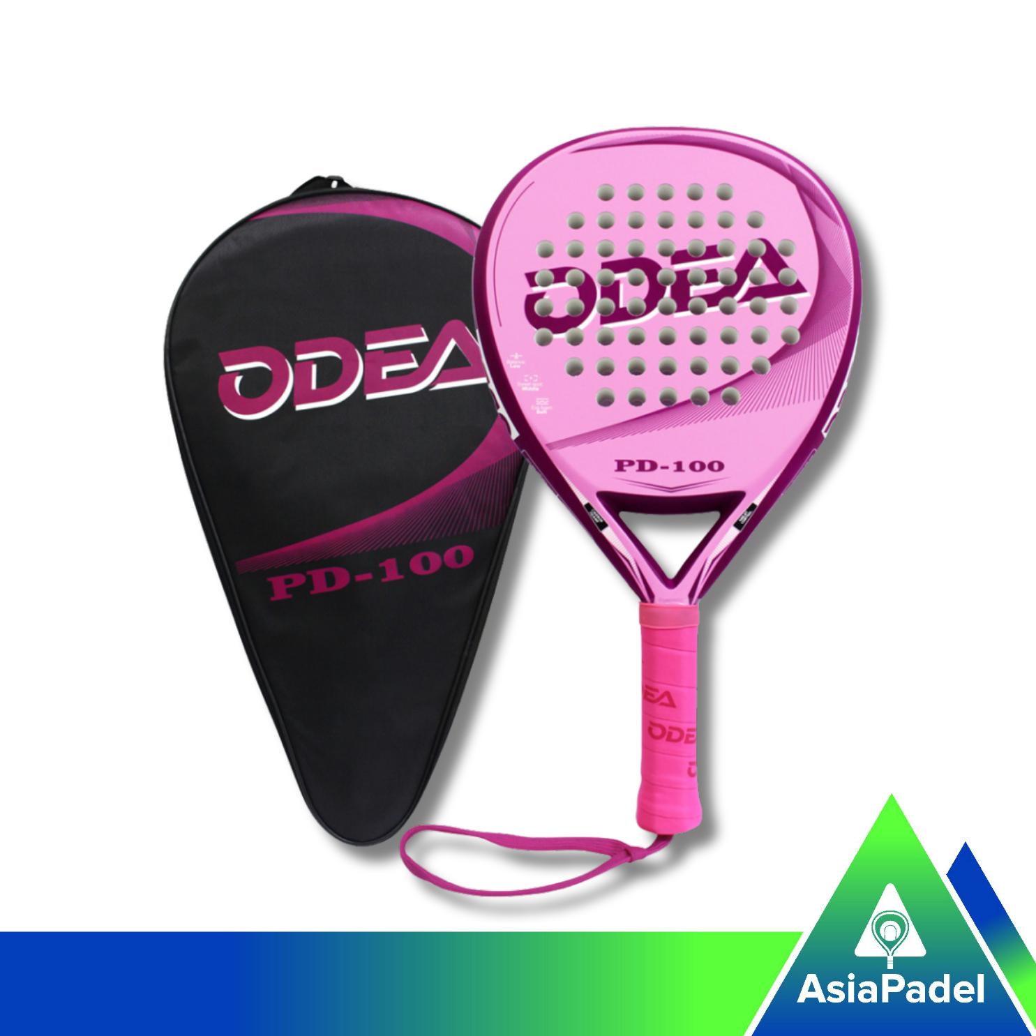 Racket Padel Odea Fiber PD-100 + Bag | Raket Bola Padel Karbon + Bonus Tas