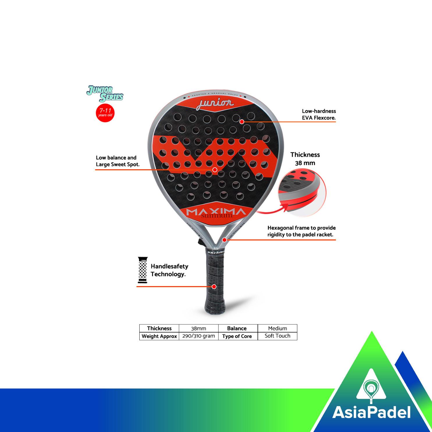 Racket Padel Varlion Maxima Junior 2025 | Raket Padel Anak (Usia 7-11 Tahun)