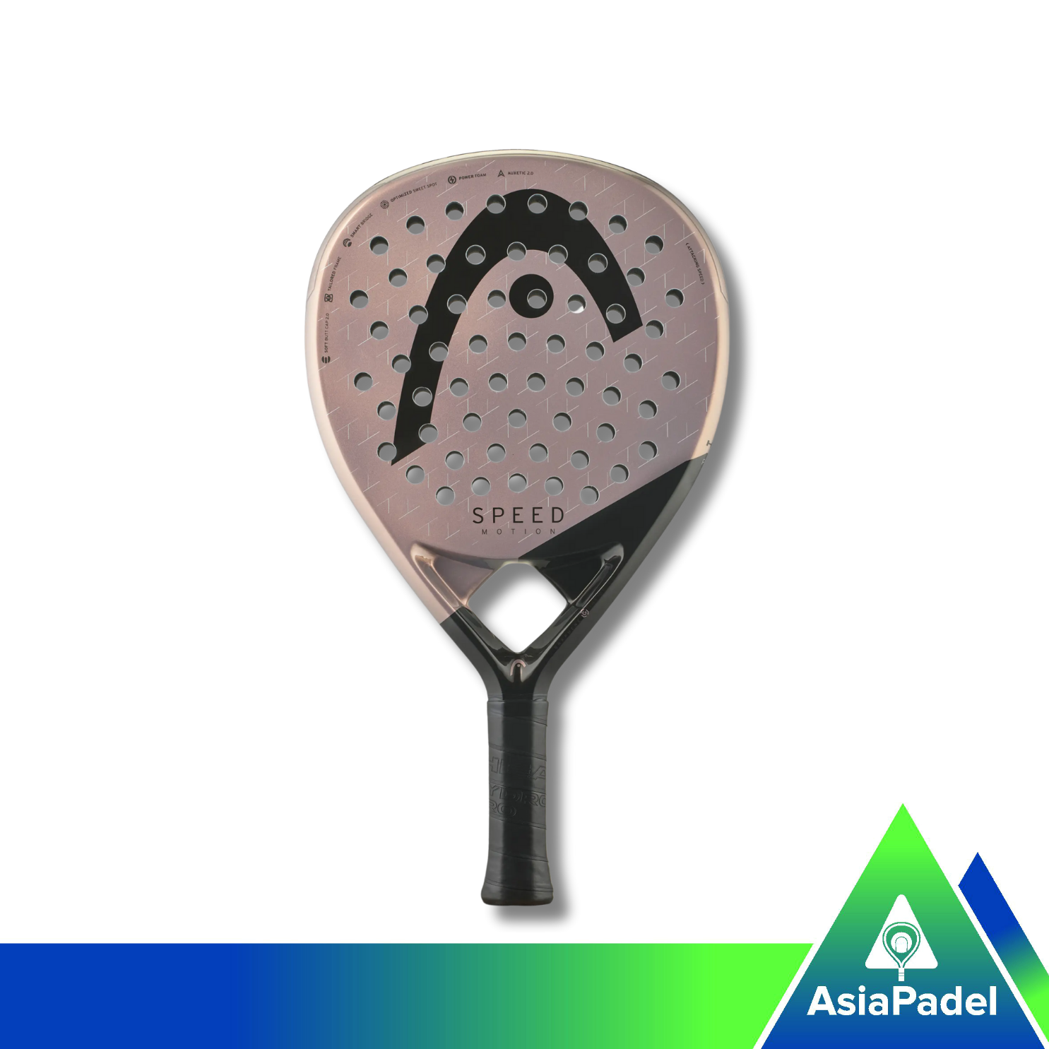 HEAD Speed Motion Hybrid Woven Padel Racket | Raket | Raket Padel Teardrop