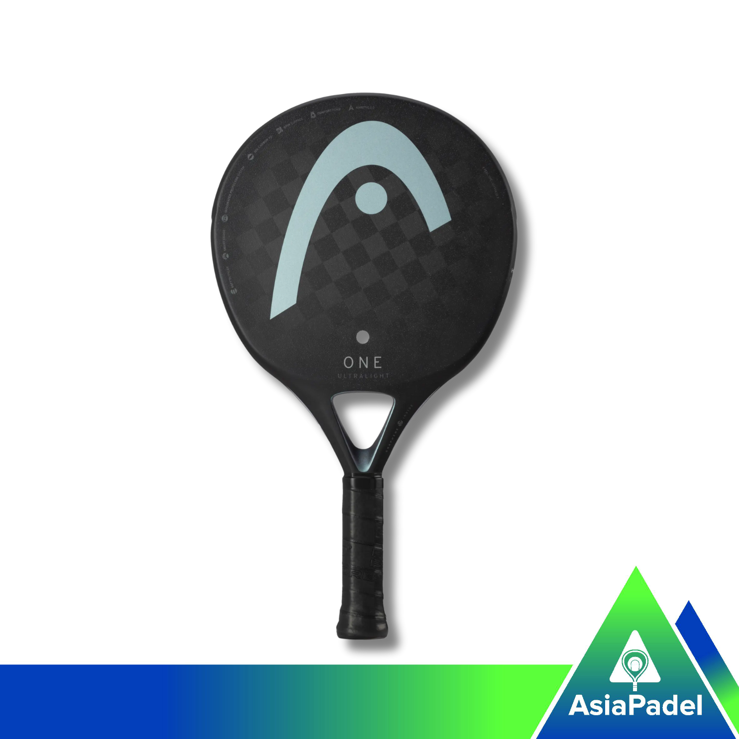 HEAD One Ultralight Black 12K Carbon Padel Racket | Racket | Raket HEAD One Ultralight 12K Carbon