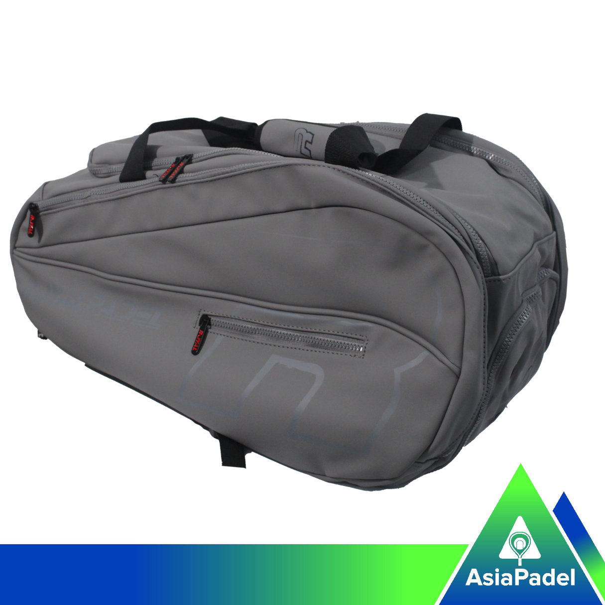 Royal Padel Bag leather Grey | Bag | Tas Royal Padel Royal Tech