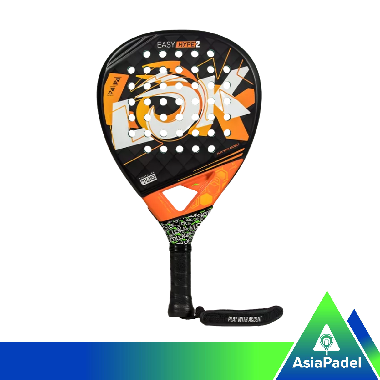 Lok Easy Hype Gen 2 Fiberglass Padel Racket | Racket | Raket Padel Diamond