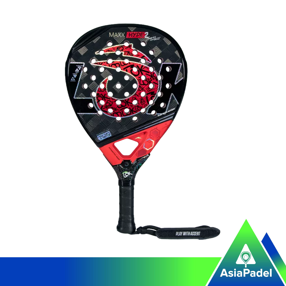 Lok Maxx Hype Gen 2 Carbon C18 Padel Racket | Racket | Raket Padel Diamond