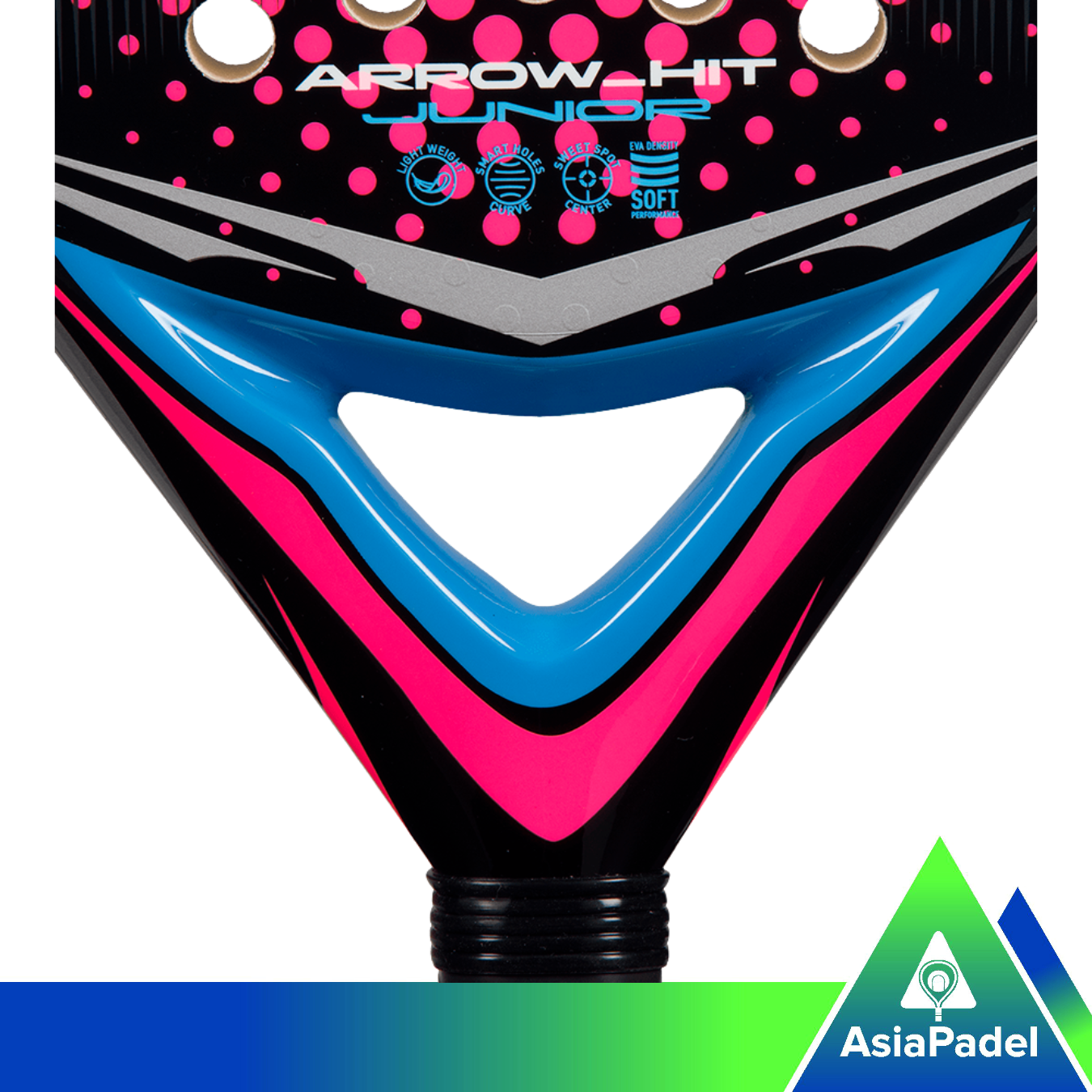 Padel racket adidas Arrow Hit Junior Pink (6)