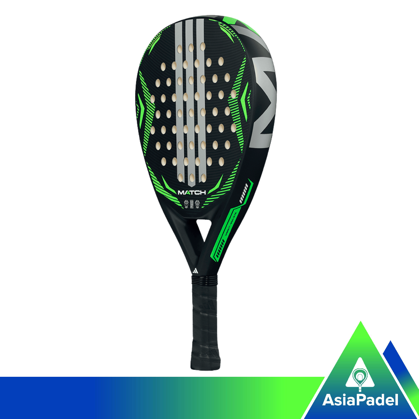 Padel racket adidas Match Black Lime 2026 (3)
