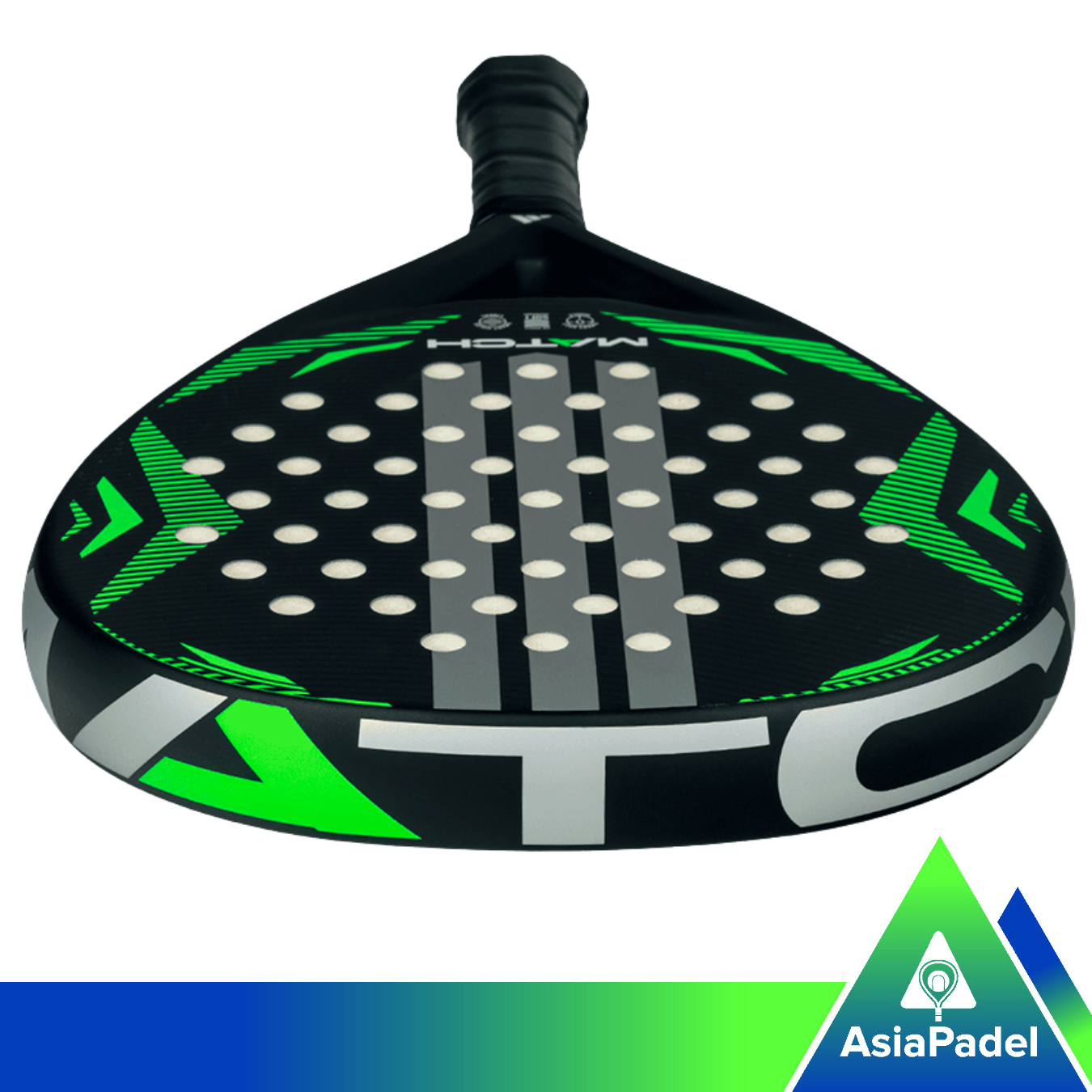 Padel racket adidas Match Black Lime 2026 (5)
