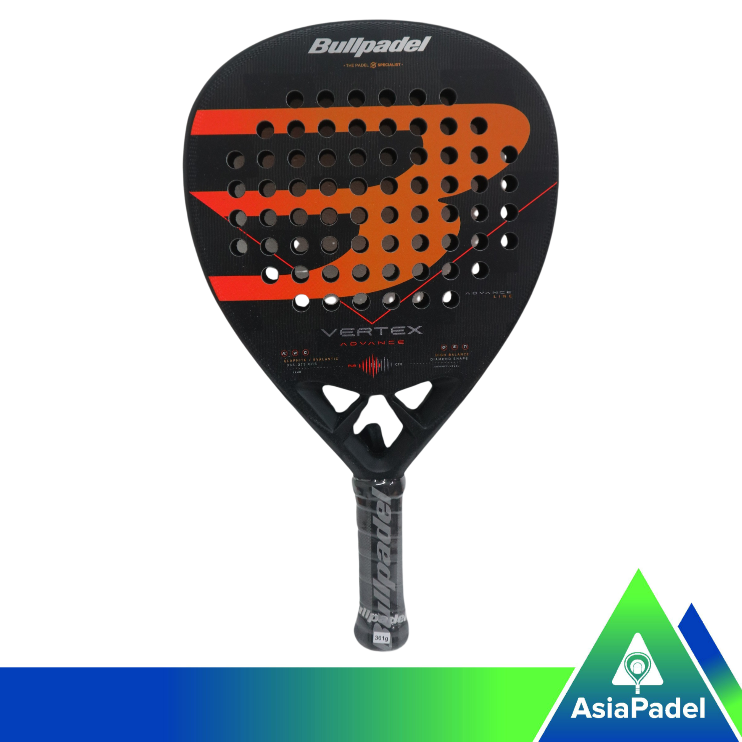 Bullpadel Vertex Advance Fiberglass Padel Racket | Racket | Raket Padel Diamond 2026