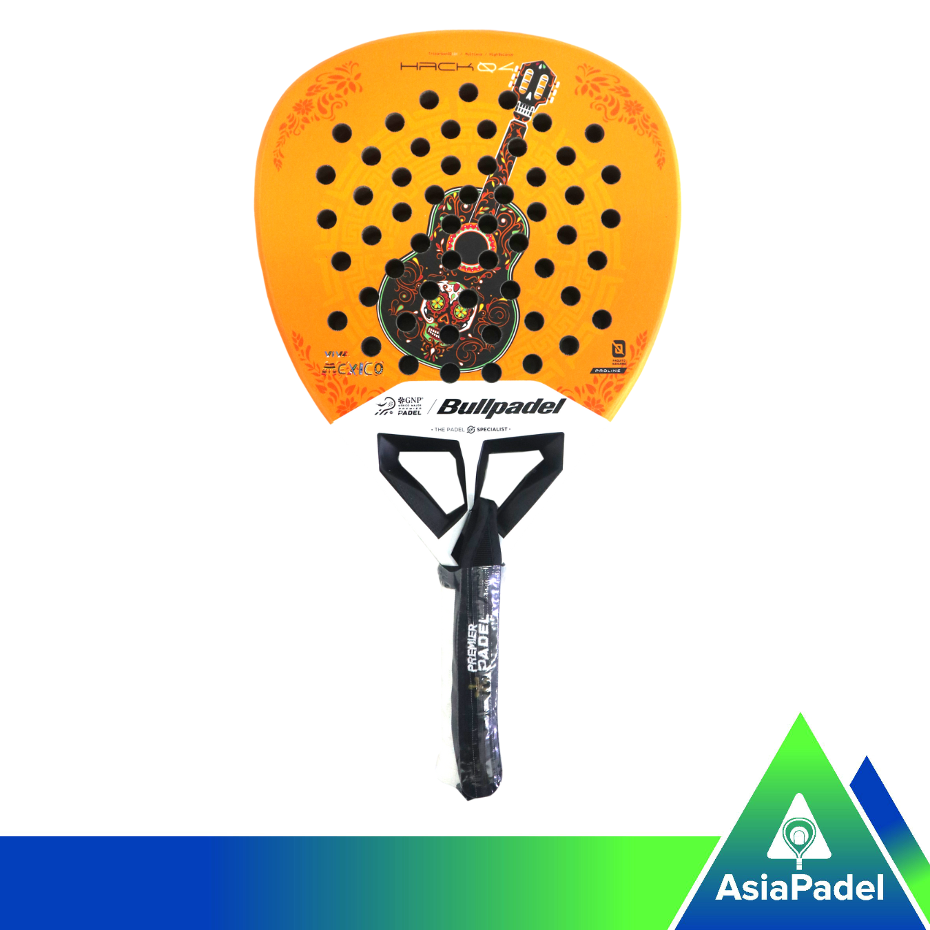 Bullpadel Hack 04 MX 25 Tricarbon 18K Padel Racket | Racket | Raket Padel Diamond