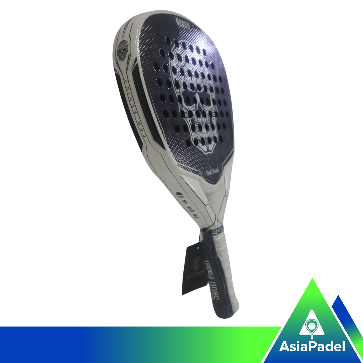 RACKET PADELBALL SKULL V2050 24K WHT_BLK (5)