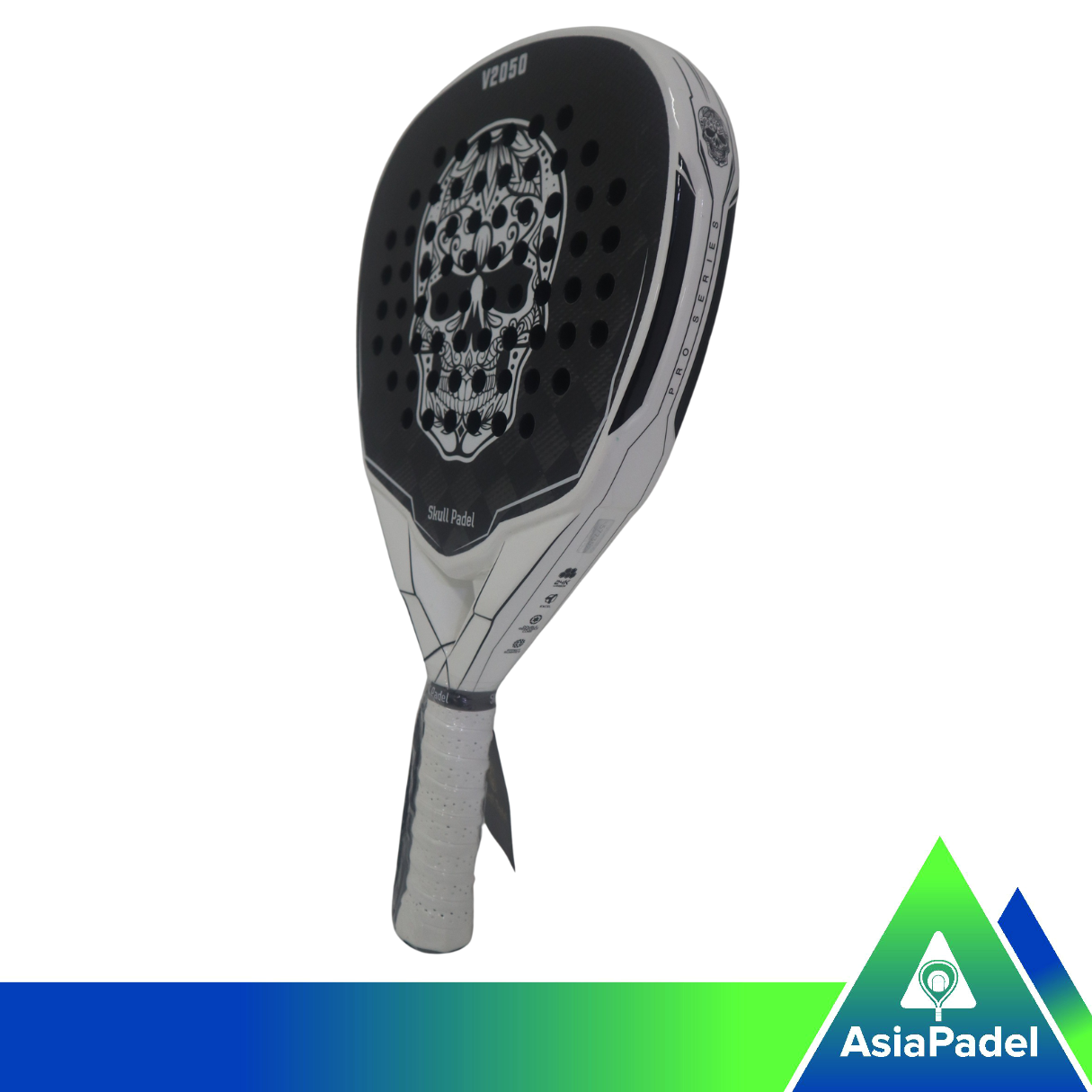RACKET PADELBALL SKULL V2050 24K WHT_BLK (6)