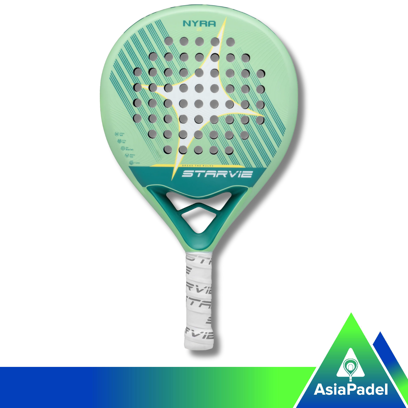 StarVie Nyra Padel Racket X-Glass Tech | Racket | Raket Padel Round